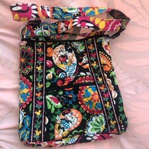 Vera Bradley Large Hipster Midnight Mickey
